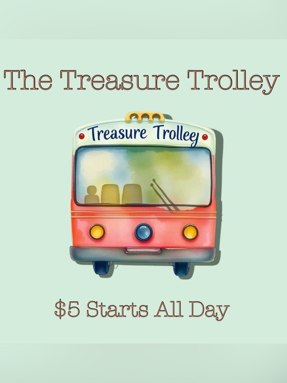 The Treasure Trolley• $5 Starts Unlisted Listing🚎✨